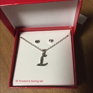 Necklace and earrings